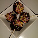 Sucettes au chocolat